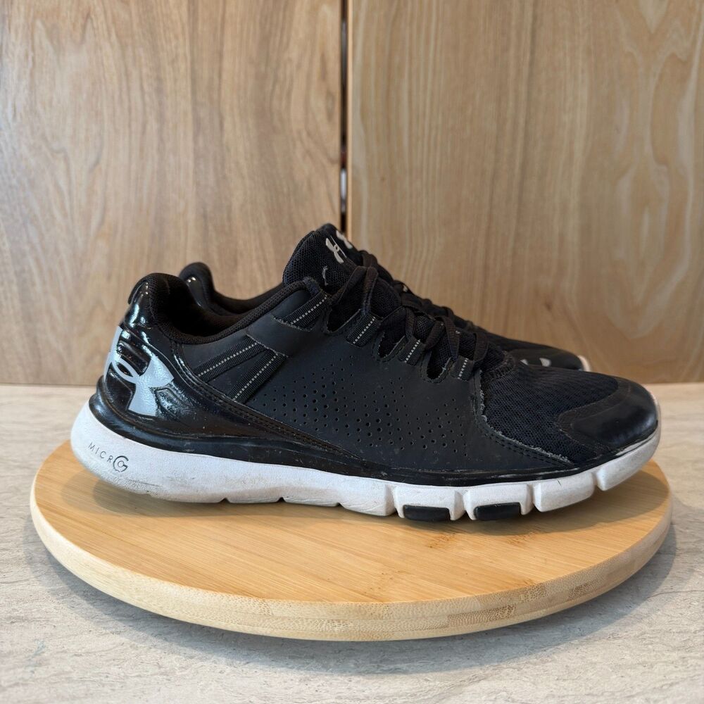 Under Armour Micro G Limitless Shoes Mens 9 Low Pro Lace-Up Sneaker Size 9 Black